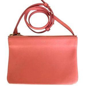 AUTHENTIC Small Coral Celine Trio Crossbody